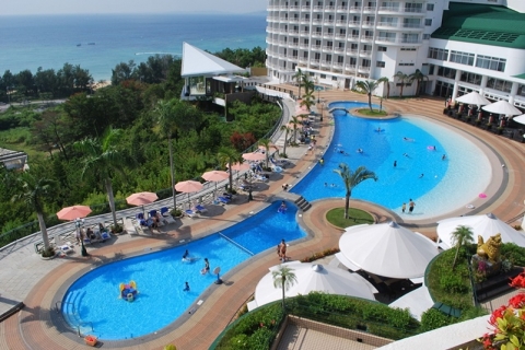 宮崎発着 館内施設充実のホテル 沖縄かりゆしビーチリゾート オーシャンスパ に滞在 沖縄 5日間 His宮崎発